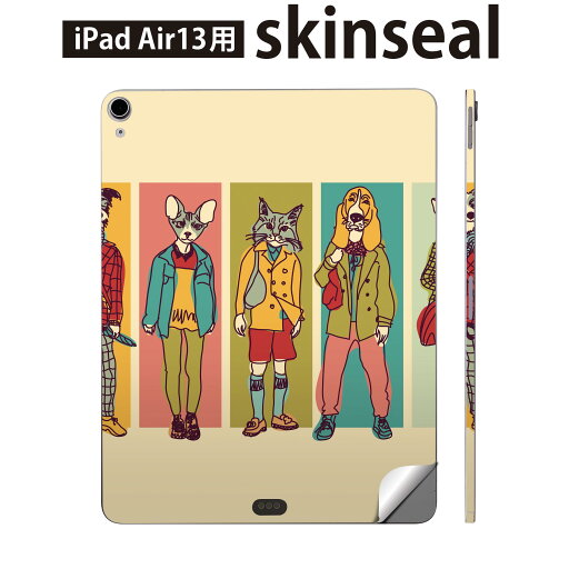 iPad Air13 用 スキンシール アイパッド エア 13インチ 対応 全面スキンシール フル 背面 側面 保護シール 人気 動物 犬 猫 ファッション 010414 iPad Air13 用 スキンシール アイパッド エア 13インチ 対応 全面スキンシール フル 背面 側面 保護シール 人気 動物 犬 猫 ファッション 010414