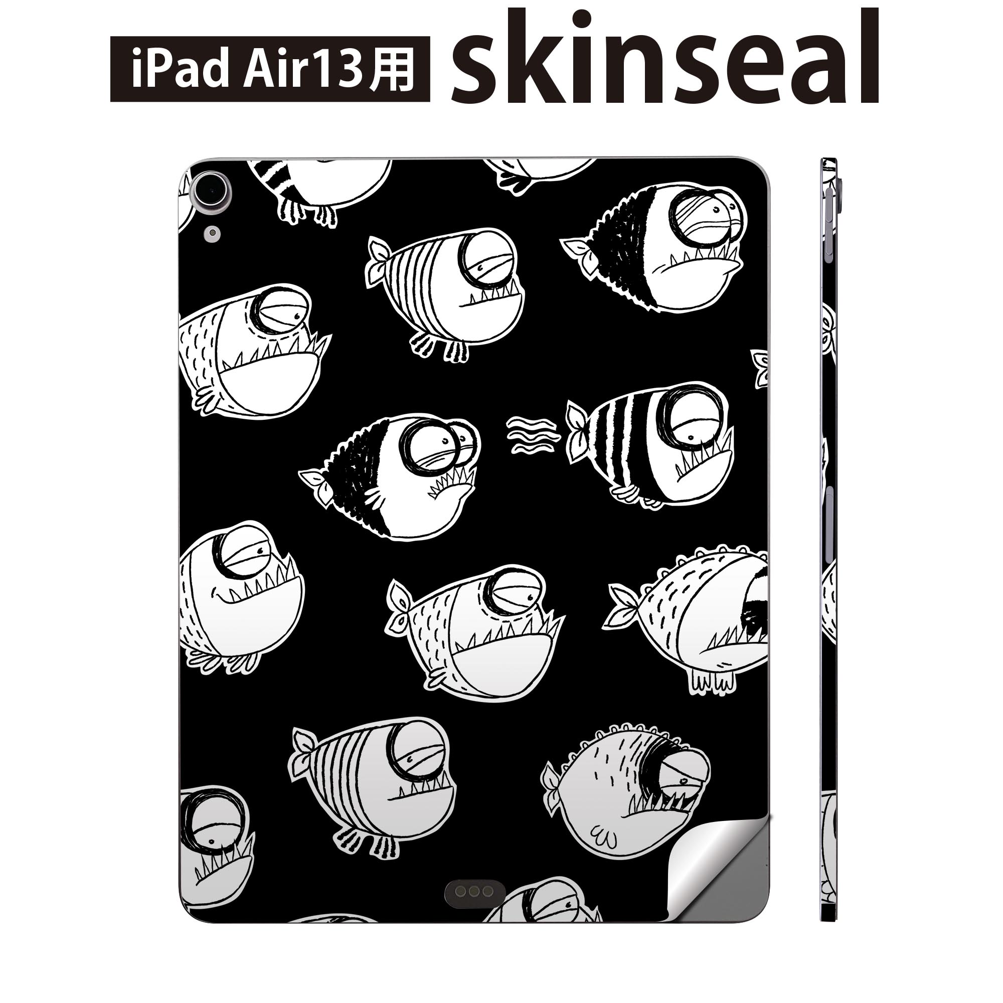 商品特徴・貼るだけでおしゃれに簡単着せ替え、iPadair 13 全面デザインスキンシール！・高精細プリントで写真と遜色がない仕上がり！・ちょっとしたすり傷から端末を保護！・「裸で持つ派」の人にはもちろん、お手持ちのクリアケース付けてもOK！・エアフリー素材で気泡の心配も軽減！・貼り直しOK！位置調整も安心！注意事項画像はサンプルです。ご覧の環境によっては多少色味に違いを感じる場合がございます。 イメージと違った、モニターと色味が異なるという理由での交換や返金はご対応出来かねます。端末本体やクリアケースは付属しません。貼付時のずれやカメラ周りの凹凸を考慮してカメラ穴等は少し大きめにカットしています。貼付の際はカメラ穴を基準に位置を合わせてください。カメラ付近の何もないように見える場所に穴が開いていますが、こちらは近接・明るさ感知センサー用の穴です。端末本体に直接貼ることを想定しています。保護フィルムなどの上から貼ると上手く貼れない可能性があります初回貼付時の位置調整や貼り直しは可能ですが、しっかり接着させた後の貼り直しは保証しておりません。こちらは無地のシートにプリントした商品で、デコなどの加工はございません。 凹凸や光沢があるように見えたり布地や金属を素材にしたように見える商品もありますが、図版によるものです。印刷カメラ穴の位置にわずかなズレが生じる場合がございます。ご注文後に1点1点制作する受注生産品のため、不良品以外のご返品や交換は固くお断り致します。 機種間違いも保証対象外となりますため、ご注文の際は必ず機種をご確認下さい。発送について完全受注生産のハンドメイド商品となりますので、既製品と比べて発送までお時間を頂いています。 基本的に決済確認後、2?3営業日、最大で10営業日での発送となります。繁忙期や休業日明けの場合はさらに時間がかかる場合があります。 その際には別途メールにてご連絡致します。メール便の場合、発送日から到着までに2?4日ほどかかる場合が多く、紛失などの保障もご対応できかねます。あらかじめご了承下さい。