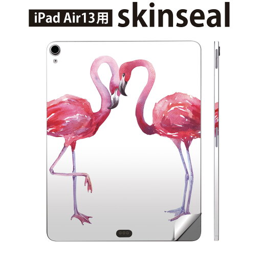 iPad Air13 用 スキンシール アイパッド エア 13インチ 対応 全面スキンシール フル 背面 側面 保護シール 人気 フラミンゴ ピンク 鳥 011411 iPad Air13 用 スキンシール アイパッド エア 13インチ 対応 全面スキンシール フル 背面 側面 保護シール 人気 フラミンゴ ピンク 鳥 011411