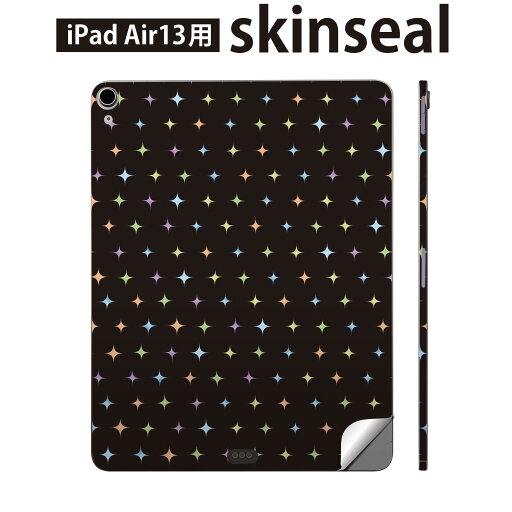 iPad Air13 用 スキンシール アイパッド エア 13インチ 対応 全面スキンシール フル 背面 側面 保護シール 人気 黒 カラフル キラキラ 012910 iPad Air13 用 スキンシール アイパッド エア 13インチ 対応 全面スキンシール フル 背面 側面 保護シール 人気 黒 カラフル キラキラ 012910