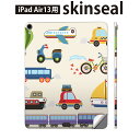 iPad Air13 用 スキンシール アイパッド エア 13インチ 対応 全面スキンシール フル 背面 側面 保護シール 人気 乗り物 自転車 車 013198
