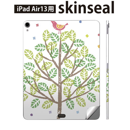 iPad Air13 用 スキンシール アイパッド エア 13インチ 対応 全面スキンシール フル 背面 側面 保護シール 人気 木 鳥 葉 013327 iPad Air13 用 スキンシール アイパッド エア 13インチ 対応 全面スキンシール フル 背面 側面 保護シール 人気 木 鳥 葉 013327