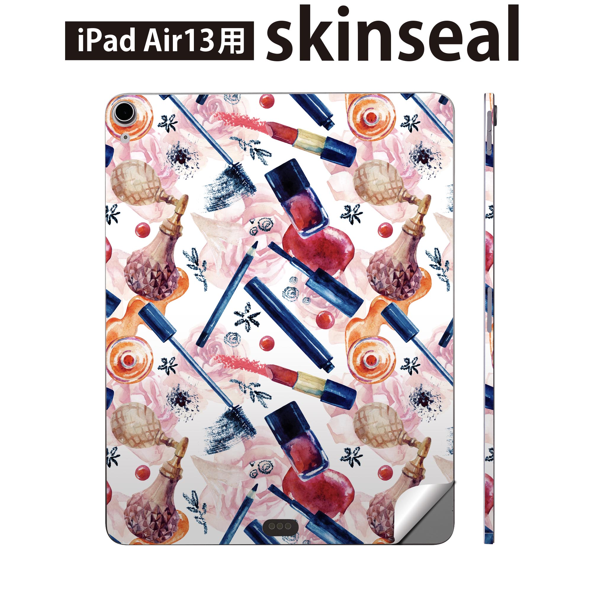 商品特徴・貼るだけでおしゃれに簡単着せ替え、iPadair 13 全面デザインスキンシール！・高精細プリントで写真と遜色がない仕上がり！・ちょっとしたすり傷から端末を保護！・「裸で持つ派」の人にはもちろん、お手持ちのクリアケース付けてもOK！・エアフリー素材で気泡の心配も軽減！・貼り直しOK！位置調整も安心！注意事項画像はサンプルです。ご覧の環境によっては多少色味に違いを感じる場合がございます。 イメージと違った、モニターと色味が異なるという理由での交換や返金はご対応出来かねます。端末本体やクリアケースは付属しません。貼付時のずれやカメラ周りの凹凸を考慮してカメラ穴等は少し大きめにカットしています。貼付の際はカメラ穴を基準に位置を合わせてください。カメラ付近の何もないように見える場所に穴が開いていますが、こちらは近接・明るさ感知センサー用の穴です。端末本体に直接貼ることを想定しています。保護フィルムなどの上から貼ると上手く貼れない可能性があります初回貼付時の位置調整や貼り直しは可能ですが、しっかり接着させた後の貼り直しは保証しておりません。こちらは無地のシートにプリントした商品で、デコなどの加工はございません。 凹凸や光沢があるように見えたり布地や金属を素材にしたように見える商品もありますが、図版によるものです。印刷カメラ穴の位置にわずかなズレが生じる場合がございます。ご注文後に1点1点制作する受注生産品のため、不良品以外のご返品や交換は固くお断り致します。 機種間違いも保証対象外となりますため、ご注文の際は必ず機種をご確認下さい。発送について完全受注生産のハンドメイド商品となりますので、既製品と比べて発送までお時間を頂いています。 基本的に決済確認後、2?3営業日、最大で10営業日での発送となります。繁忙期や休業日明けの場合はさらに時間がかかる場合があります。 その際には別途メールにてご連絡致します。メール便の場合、発送日から到着までに2?4日ほどかかる場合が多く、紛失などの保障もご対応できかねます。あらかじめご了承下さい。