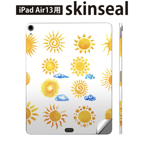 iPad Air13 用 スキンシール アイパッド エア 13インチ 対応 全面スキンシール フル 背面 側面 保護シール 人気 太陽 天気 014382 iPad Air13 用 スキンシール アイパッド エア 13インチ 対応 全面スキンシール フル 背面 側面 保護シール 人気 太陽 天気 014382