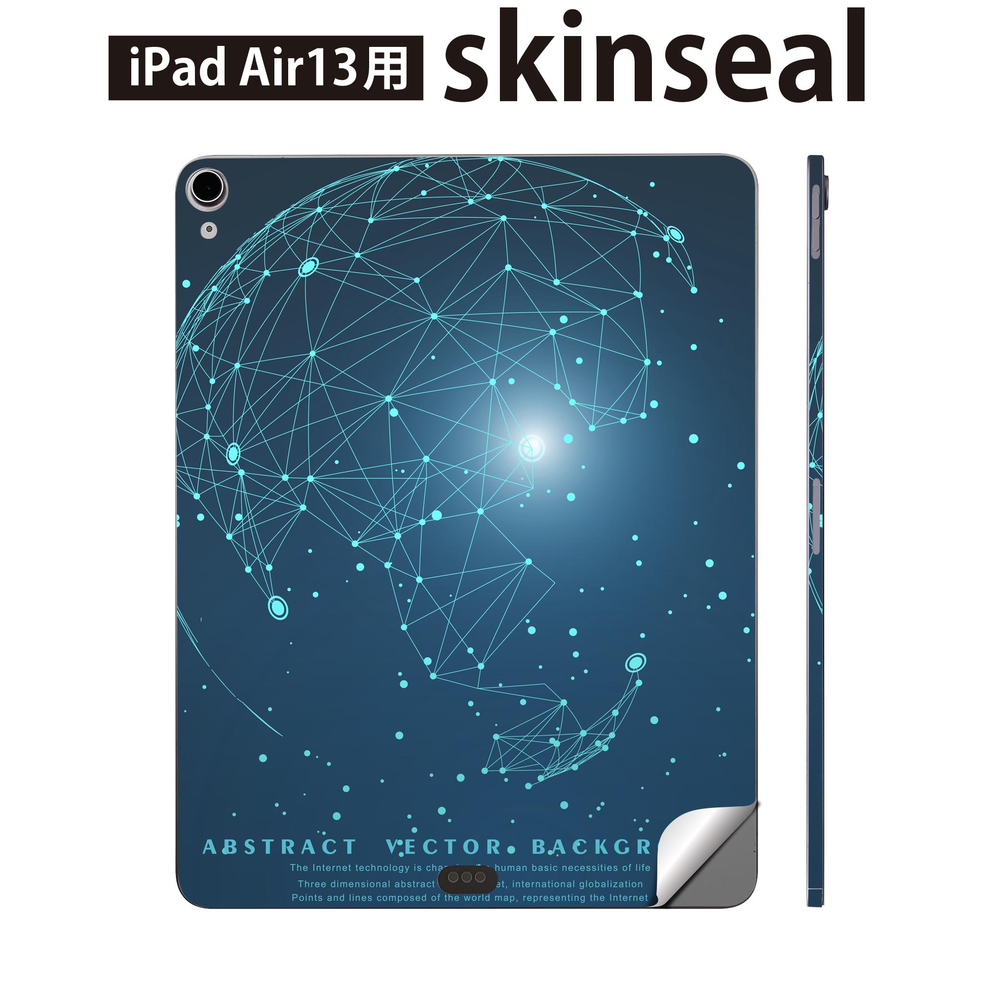 商品特徴・貼るだけでおしゃれに簡単着せ替え、iPadair 13 全面デザインスキンシール！・高精細プリントで写真と遜色がない仕上がり！・ちょっとしたすり傷から端末を保護！・「裸で持つ派」の人にはもちろん、お手持ちのクリアケース付けてもOK！・エアフリー素材で気泡の心配も軽減！・貼り直しOK！位置調整も安心！注意事項画像はサンプルです。ご覧の環境によっては多少色味に違いを感じる場合がございます。 イメージと違った、モニターと色味が異なるという理由での交換や返金はご対応出来かねます。端末本体やクリアケースは付属しません。貼付時のずれやカメラ周りの凹凸を考慮してカメラ穴等は少し大きめにカットしています。貼付の際はカメラ穴を基準に位置を合わせてください。カメラ付近の何もないように見える場所に穴が開いていますが、こちらは近接・明るさ感知センサー用の穴です。端末本体に直接貼ることを想定しています。保護フィルムなどの上から貼ると上手く貼れない可能性があります初回貼付時の位置調整や貼り直しは可能ですが、しっかり接着させた後の貼り直しは保証しておりません。こちらは無地のシートにプリントした商品で、デコなどの加工はございません。 凹凸や光沢があるように見えたり布地や金属を素材にしたように見える商品もありますが、図版によるものです。印刷カメラ穴の位置にわずかなズレが生じる場合がございます。ご注文後に1点1点制作する受注生産品のため、不良品以外のご返品や交換は固くお断り致します。 機種間違いも保証対象外となりますため、ご注文の際は必ず機種をご確認下さい。発送について完全受注生産のハンドメイド商品となりますので、既製品と比べて発送までお時間を頂いています。 基本的に決済確認後、2?3営業日、最大で10営業日での発送となります。繁忙期や休業日明けの場合はさらに時間がかかる場合があります。 その際には別途メールにてご連絡致します。メール便の場合、発送日から到着までに2?4日ほどかかる場合が多く、紛失などの保障もご対応できかねます。あらかじめご了承下さい。