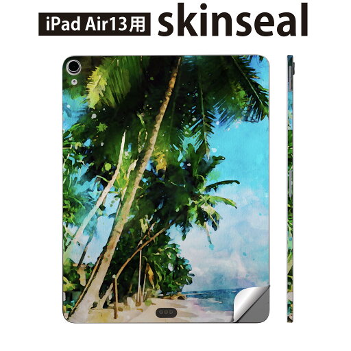 iPad Air13 用 スキンシール アイパッド エア 13インチ 対応 全面スキンシール フル 背面 側面 保護シール 人気 海 夏 風景 018307 iPad Air13 用 スキンシール アイパッド エア 13インチ 対応 全面スキンシール フル 背面 側面 保護シール 人気 海 夏 風景 018307