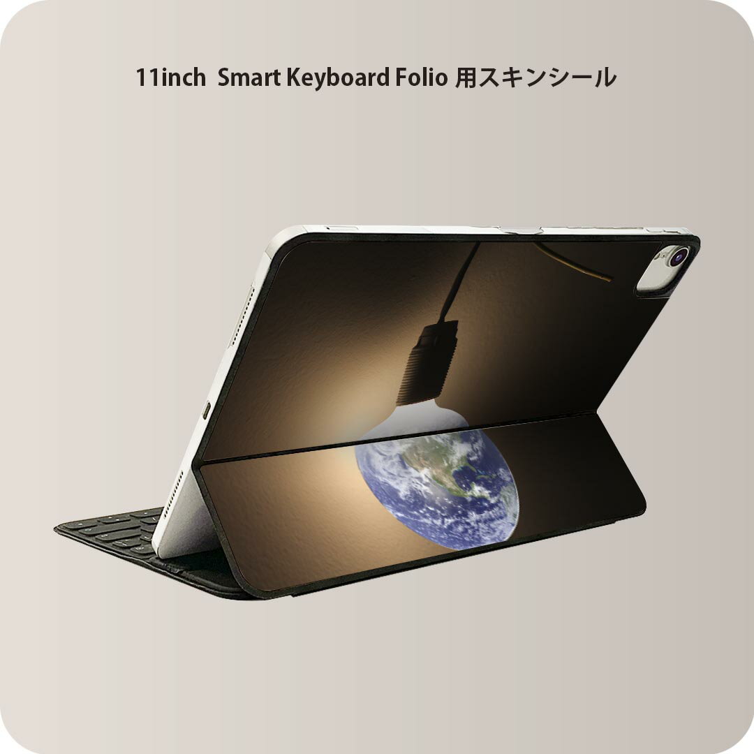 商品特徴・貼るだけでおしゃれに簡単着せ替え、iPad 11inch用 Smart Keyboard Folio 全面デザインスキンシール！・高精細プリントで写真と遜色がない仕上がり！・ちょっとしたすり傷から端末を保護！・「裸で持つ派」の人に...