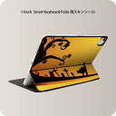 Smart Keyboard Folio 用 スキンシール 11インチ iPad Pro用 第1-4世代 iPad Air 第4-5世代 対応 全面スキンシール フル 前面 背面 保護シール 人気 000944 コウモリ ハロウィン