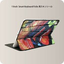 Smart Keyboard Folio 用 スキンシール 11インチ iPad Pro用 第1-4世代 iPad Air 第4-5世代 対応 全面スキンシール フル 前面 背面 保護シール 人気 001035 グラフィティ　落書き