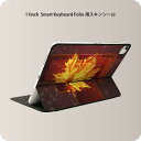 Smart Keyboard Folio 用 スキンシール 11インチ iPad Pro用 第1-4世代 iPad Air 第4-5世代 対応 全面スキンシール フル 前面 背面 保護シール 人気 001253 紅葉 秋
