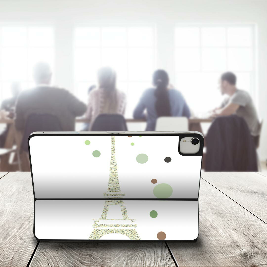 Smart Keyboard Folio 用 スキンシール 11インチ iPad Pro用 第1-4世代 iPad Air 第4-5世代 対応 全面スキンシール フル 前面 背面 保護シール 人気 009390 外国　風景　英語