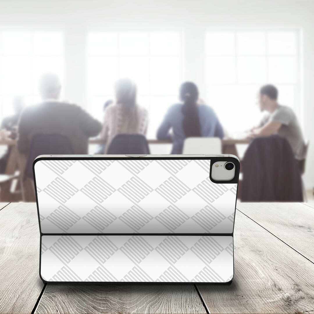 Smart Keyboard Folio 用 スキンシール 11インチ iPad Pro用 第1-4世代 iPad Air 第4-5世代 対応 全面スキンシール フル 前面 背面 保護シール 人気 014152 模様　シンプル