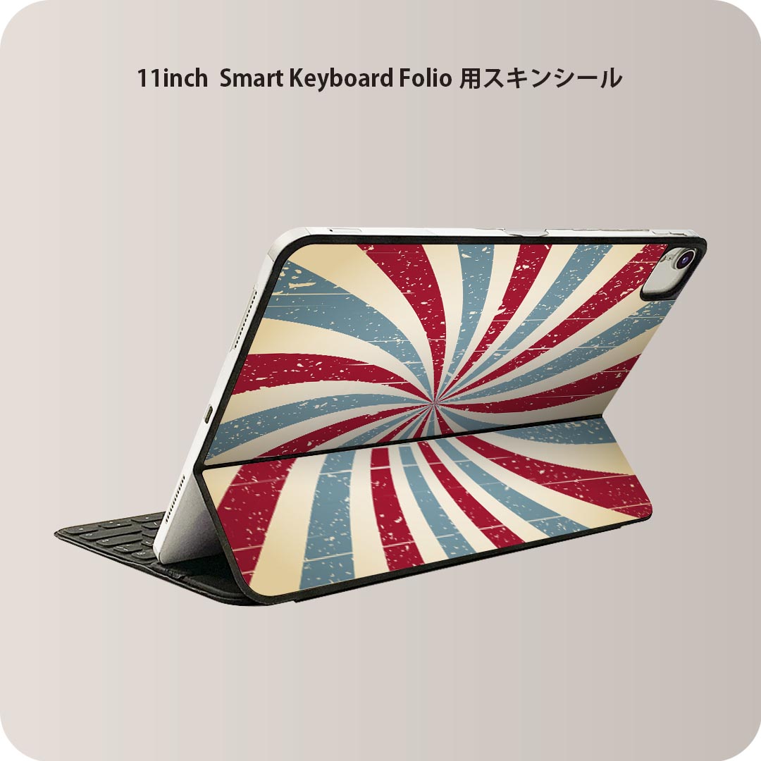 商品特徴・貼るだけでおしゃれに簡単着せ替え、iPad 11inch用 Smart Keyboard Folio 全面デザインスキンシール！・高精細プリントで写真と遜色がない仕上がり！・ちょっとしたすり傷から端末を保護！・「裸で持つ派」の人にはもちろん、お手持ちのクリアケース付けてもOK！・エアフリー素材で気泡の心配も軽減！・貼り直しOK！位置調整も安心！注意事項画像はサンプルです。ご覧の環境によっては多少色味に違いを感じる場合がございます。 イメージと違った、モニターと色味が異なるという理由での交換や返金はご対応出来かねます。端末本体やクリアケースは付属しません。貼付時のずれやカメラ周りの凹凸を考慮してカメラ穴等は少し大きめにカットしています。貼付の際はカメラ穴を基準に位置を合わせてください。カメラ付近の何もないように見える場所に穴が開いていますが、こちらは近接・明るさ感知センサー用の穴です。端末本体に直接貼ることを想定しています。保護フィルムなどの上から貼ると上手く貼れない可能性があります初回貼付時の位置調整や貼り直しは可能ですが、しっかり接着させた後の貼り直しは保証しておりません。こちらは無地のシートにプリントした商品で、デコなどの加工はございません。 凹凸や光沢があるように見えたり布地や金属を素材にしたように見える商品もありますが、図版によるものです。印刷カメラ穴の位置にわずかなズレが生じる場合がございます。ご注文後に1点1点制作する受注生産品のため、不良品以外のご返品や交換は固くお断り致します。 機種間違いも保証対象外となりますため、ご注文の際は必ず機種をご確認下さい。発送について完全受注生産のハンドメイド商品となりますので、既製品と比べて発送までお時間を頂いています。 基本的に決済確認後、2?3営業日、最大で10営業日での発送となります。繁忙期や休業日明けの場合はさらに時間がかかる場合があります。 その際には別途メールにてご連絡致します。メール便の場合、発送日から到着までに2?4日ほどかかる場合が多く、紛失などの保障もご対応できかねます。あらかじめご了承下さい。