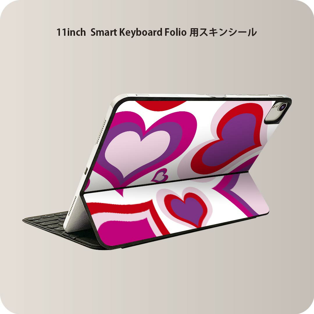 Smart Keyboard Folio 用 スキンシール 11インチ iPad Pro用 第1-4世代 iPad Air 第4-5世代 対応 全面スキンシール フル 前面 背面 保..