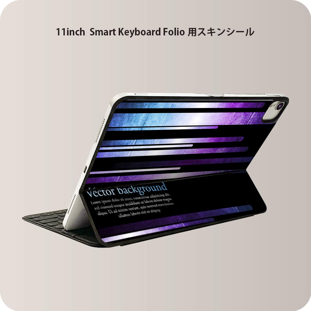 商品特徴・貼るだけでおしゃれに簡単着せ替え、iPad 11inch用 Smart Keyboard Folio 全面デザインスキンシール！・高精細プリントで写真と遜色がない仕上がり！・ちょっとしたすり傷から端末を保護！・「裸で持つ派」の人にはもちろん、お手持ちのクリアケース付けてもOK！・エアフリー素材で気泡の心配も軽減！・貼り直しOK！位置調整も安心！注意事項画像はサンプルです。ご覧の環境によっては多少色味に違いを感じる場合がございます。 イメージと違った、モニターと色味が異なるという理由での交換や返金はご対応出来かねます。端末本体やクリアケースは付属しません。貼付時のずれやカメラ周りの凹凸を考慮してカメラ穴等は少し大きめにカットしています。貼付の際はカメラ穴を基準に位置を合わせてください。カメラ付近の何もないように見える場所に穴が開いていますが、こちらは近接・明るさ感知センサー用の穴です。端末本体に直接貼ることを想定しています。保護フィルムなどの上から貼ると上手く貼れない可能性があります初回貼付時の位置調整や貼り直しは可能ですが、しっかり接着させた後の貼り直しは保証しておりません。こちらは無地のシートにプリントした商品で、デコなどの加工はございません。 凹凸や光沢があるように見えたり布地や金属を素材にしたように見える商品もありますが、図版によるものです。印刷カメラ穴の位置にわずかなズレが生じる場合がございます。ご注文後に1点1点制作する受注生産品のため、不良品以外のご返品や交換は固くお断り致します。 機種間違いも保証対象外となりますため、ご注文の際は必ず機種をご確認下さい。発送について完全受注生産のハンドメイド商品となりますので、既製品と比べて発送までお時間を頂いています。 基本的に決済確認後、2?3営業日、最大で10営業日での発送となります。繁忙期や休業日明けの場合はさらに時間がかかる場合があります。 その際には別途メールにてご連絡致します。メール便の場合、発送日から到着までに2?4日ほどかかる場合が多く、紛失などの保障もご対応できかねます。あらかじめご了承下さい。