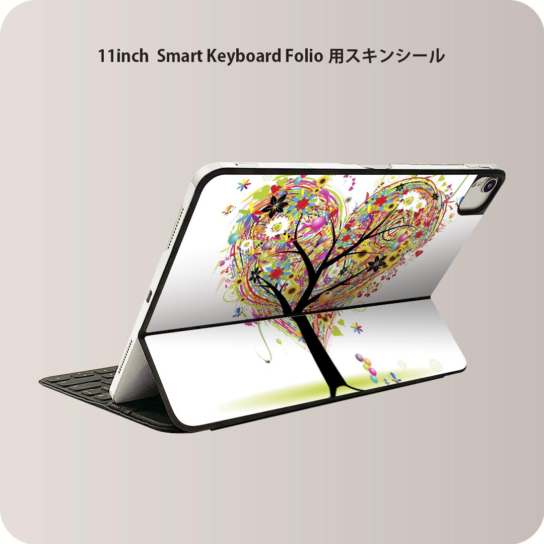 商品特徴・貼るだけでおしゃれに簡単着せ替え、iPad 11inch用 Smart Keyboard Folio 全面デザインスキンシール！・高精細プリントで写真と遜色がない仕上がり！・ちょっとしたすり傷から端末を保護！・「裸で持つ派」の人に...