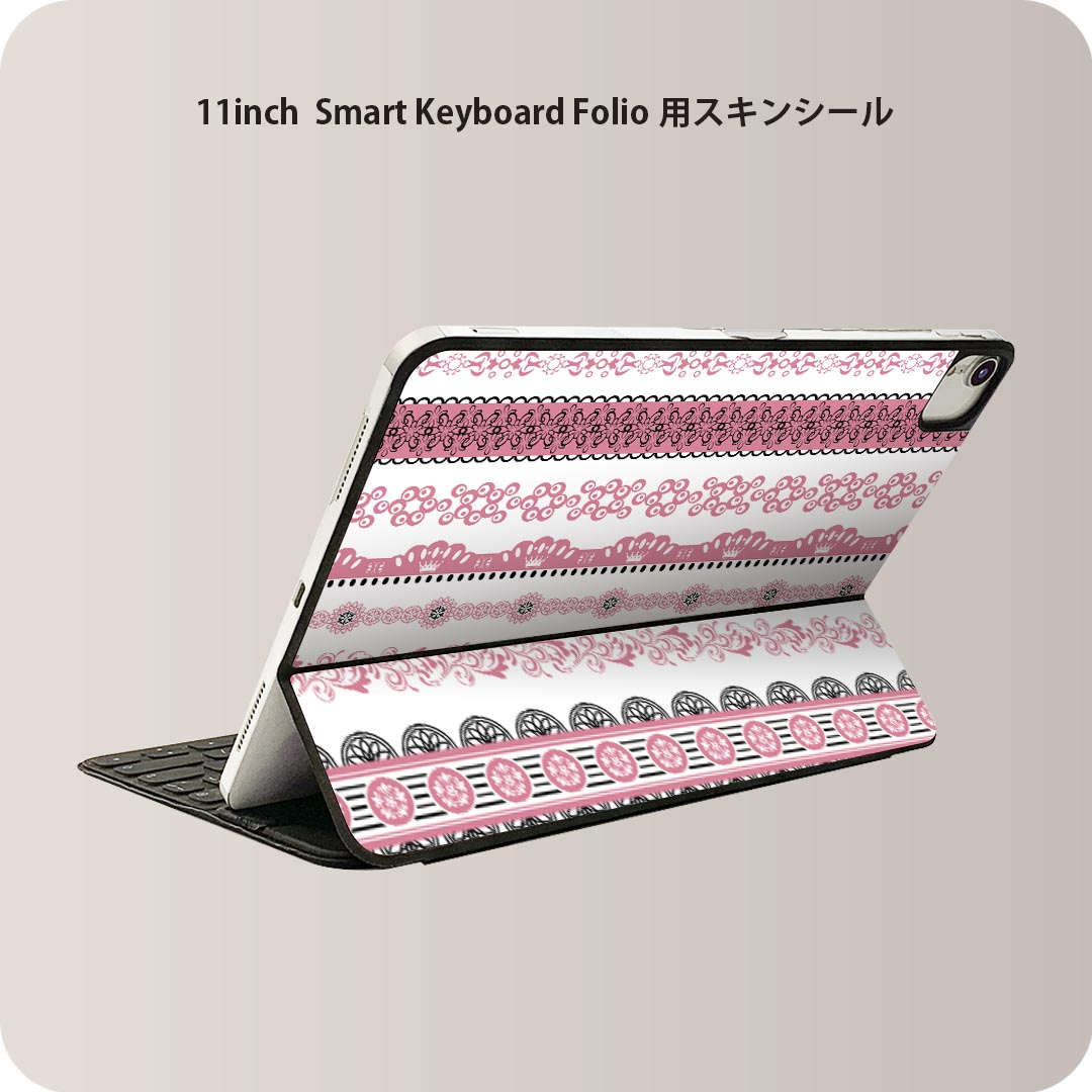 商品特徴・貼るだけでおしゃれに簡単着せ替え、iPad 11inch用 Smart Keyboard Folio 全面デザインスキンシール！・高精細プリントで写真と遜色がない仕上がり！・ちょっとしたすり傷から端末を保護！・「裸で持つ派」の人にはもちろん、お手持ちのクリアケース付けてもOK！・エアフリー素材で気泡の心配も軽減！・貼り直しOK！位置調整も安心！注意事項画像はサンプルです。ご覧の環境によっては多少色味に違いを感じる場合がございます。 イメージと違った、モニターと色味が異なるという理由での交換や返金はご対応出来かねます。端末本体やクリアケースは付属しません。貼付時のずれやカメラ周りの凹凸を考慮してカメラ穴等は少し大きめにカットしています。貼付の際はカメラ穴を基準に位置を合わせてください。カメラ付近の何もないように見える場所に穴が開いていますが、こちらは近接・明るさ感知センサー用の穴です。端末本体に直接貼ることを想定しています。保護フィルムなどの上から貼ると上手く貼れない可能性があります初回貼付時の位置調整や貼り直しは可能ですが、しっかり接着させた後の貼り直しは保証しておりません。こちらは無地のシートにプリントした商品で、デコなどの加工はございません。 凹凸や光沢があるように見えたり布地や金属を素材にしたように見える商品もありますが、図版によるものです。印刷カメラ穴の位置にわずかなズレが生じる場合がございます。ご注文後に1点1点制作する受注生産品のため、不良品以外のご返品や交換は固くお断り致します。 機種間違いも保証対象外となりますため、ご注文の際は必ず機種をご確認下さい。発送について完全受注生産のハンドメイド商品となりますので、既製品と比べて発送までお時間を頂いています。 基本的に決済確認後、2?3営業日、最大で10営業日での発送となります。繁忙期や休業日明けの場合はさらに時間がかかる場合があります。 その際には別途メールにてご連絡致します。メール便の場合、発送日から到着までに2?4日ほどかかる場合が多く、紛失などの保障もご対応できかねます。あらかじめご了承下さい。