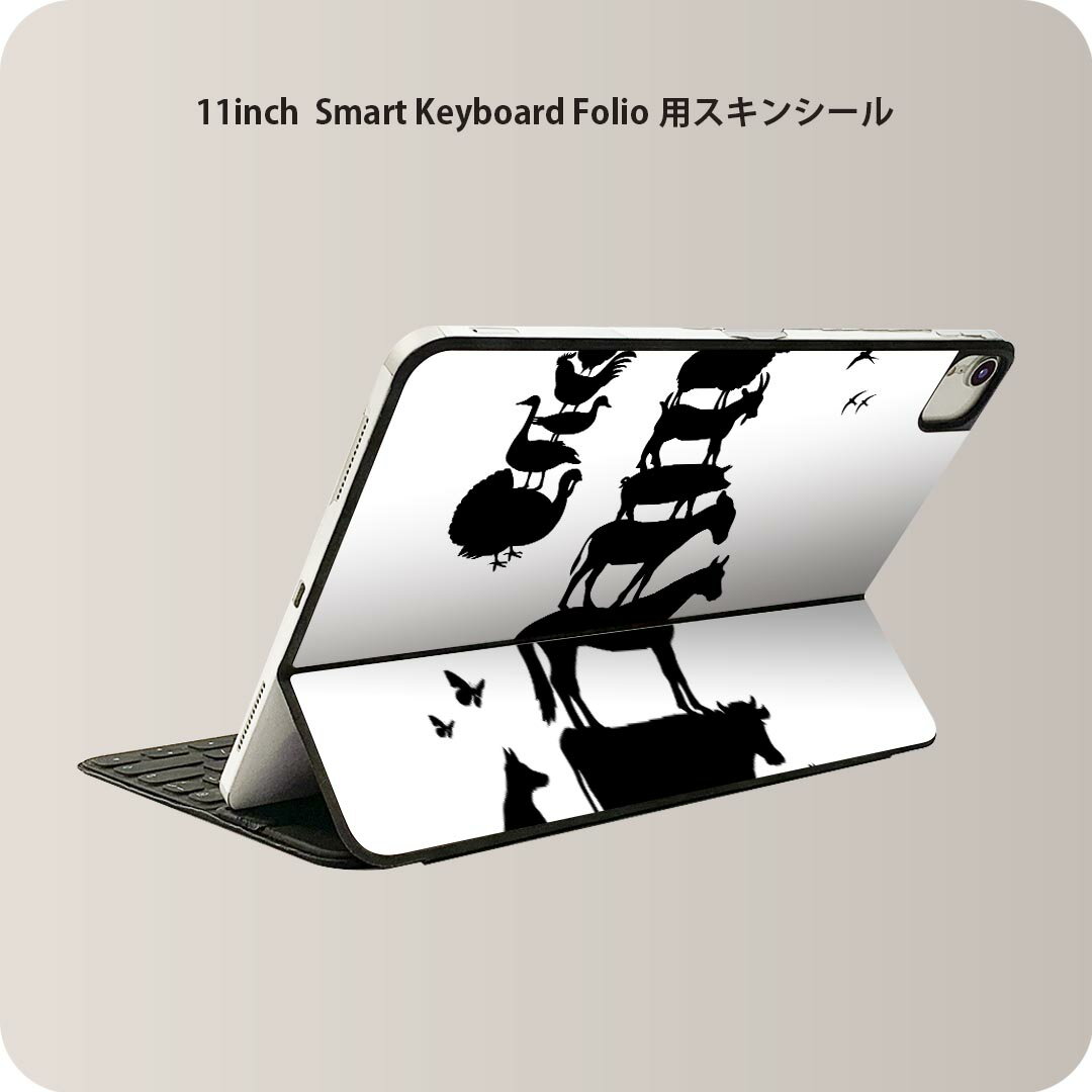 商品特徴・貼るだけでおしゃれに簡単着せ替え、iPad 11inch用 Smart Keyboard Folio 全面デザインスキンシール！・高精細プリントで写真と遜色がない仕上がり！・ちょっとしたすり傷から端末を保護！・「裸で持つ派」の人に...