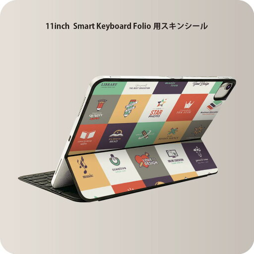 Smart Keyboard Folio 用 スキンシール 11インチ iPad Pro用 第1-4世代 iPad Air 第4-5世代 対応 全面スキンシール フル 前面 背面 保護シール 人気 006241 英語 文字 アイコン Smart Keyboard Folio 用 スキンシール 11インチ iPad Pro用 第1-4世代 iPad Air 第4-5世代 対応 全面スキンシール フル 前面 背面 保護シール 人気 006241 英語 文字 アイコン