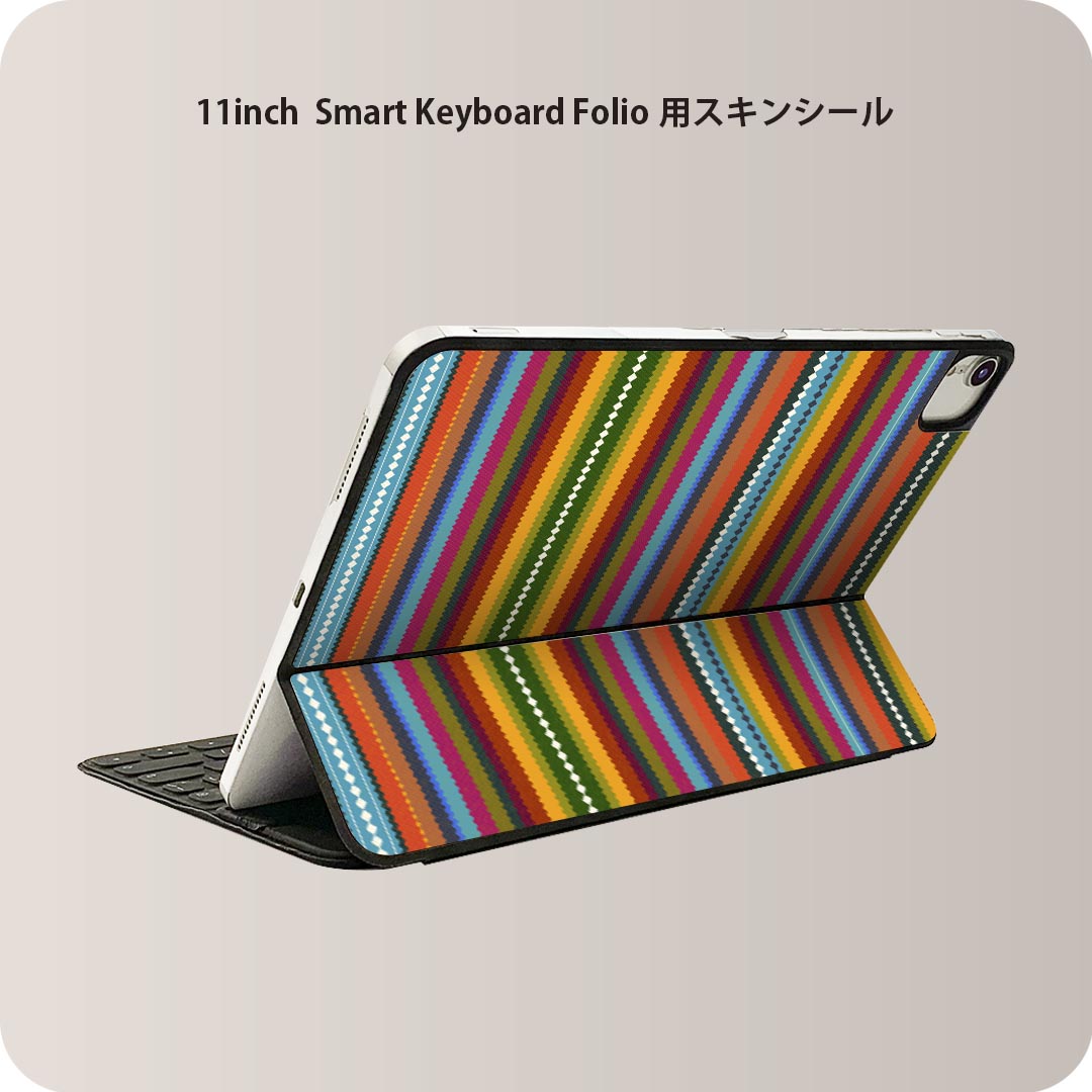 商品特徴・貼るだけでおしゃれに簡単着せ替え、iPad 11inch用 Smart Keyboard Folio 全面デザインスキンシール！・高精細プリントで写真と遜色がない仕上がり！・ちょっとしたすり傷から端末を保護！・「裸で持つ派」の人に...