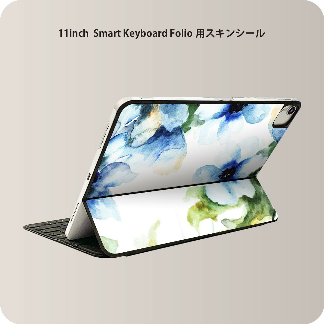 商品特徴・貼るだけでおしゃれに簡単着せ替え、iPad 11inch用 Smart Keyboard Folio 全面デザインスキンシール！・高精細プリントで写真と遜色がない仕上がり！・ちょっとしたすり傷から端末を保護！・「裸で持つ派」の人に...