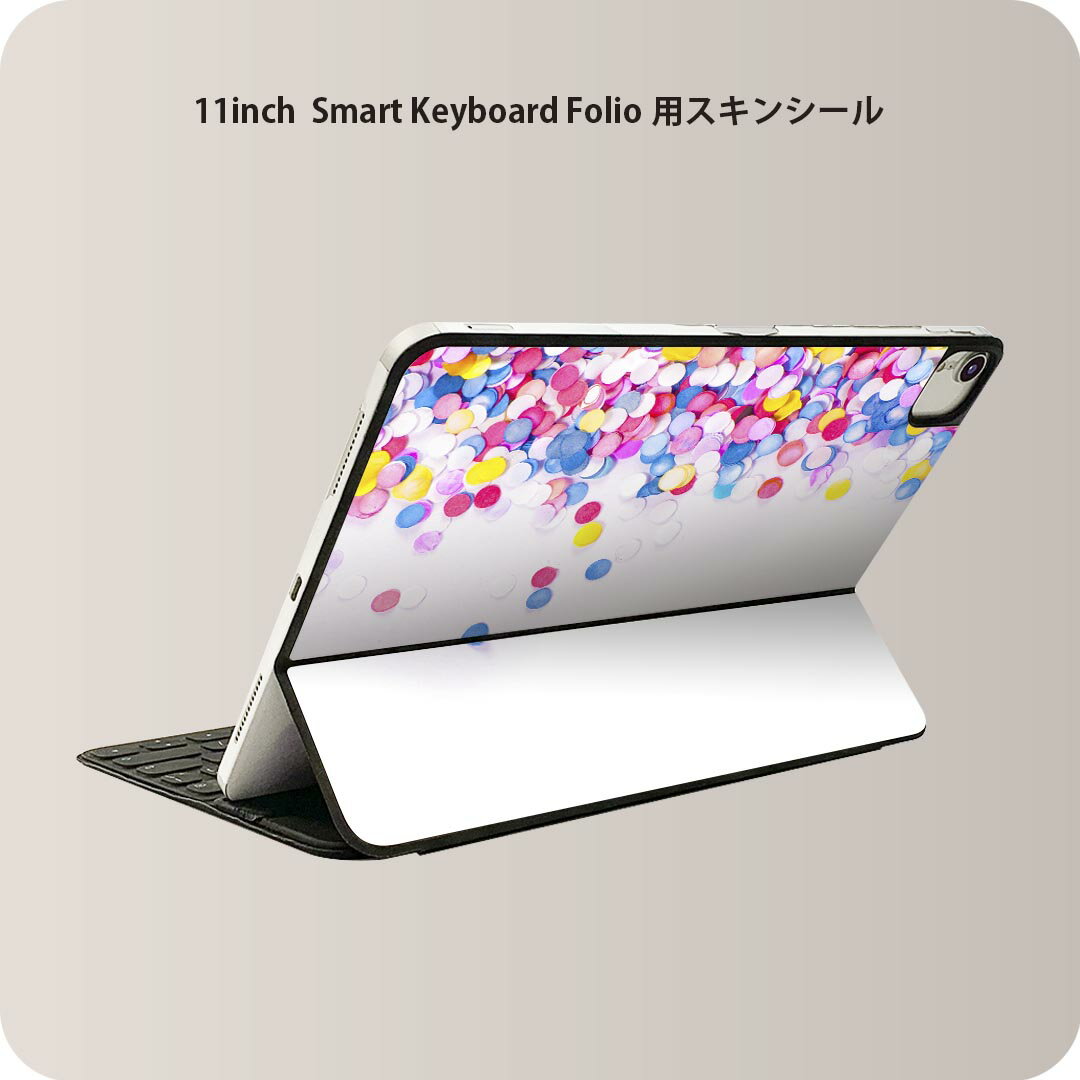 商品特徴・貼るだけでおしゃれに簡単着せ替え、iPad 11inch用 Smart Keyboard Folio 全面デザインスキンシール！・高精細プリントで写真と遜色がない仕上がり！・ちょっとしたすり傷から端末を保護！・「裸で持つ派」の人にはもちろん、お手持ちのクリアケース付けてもOK！・エアフリー素材で気泡の心配も軽減！・貼り直しOK！位置調整も安心！注意事項画像はサンプルです。ご覧の環境によっては多少色味に違いを感じる場合がございます。 イメージと違った、モニターと色味が異なるという理由での交換や返金はご対応出来かねます。端末本体やクリアケースは付属しません。貼付時のずれやカメラ周りの凹凸を考慮してカメラ穴等は少し大きめにカットしています。貼付の際はカメラ穴を基準に位置を合わせてください。カメラ付近の何もないように見える場所に穴が開いていますが、こちらは近接・明るさ感知センサー用の穴です。端末本体に直接貼ることを想定しています。保護フィルムなどの上から貼ると上手く貼れない可能性があります初回貼付時の位置調整や貼り直しは可能ですが、しっかり接着させた後の貼り直しは保証しておりません。こちらは無地のシートにプリントした商品で、デコなどの加工はございません。 凹凸や光沢があるように見えたり布地や金属を素材にしたように見える商品もありますが、図版によるものです。印刷カメラ穴の位置にわずかなズレが生じる場合がございます。ご注文後に1点1点制作する受注生産品のため、不良品以外のご返品や交換は固くお断り致します。 機種間違いも保証対象外となりますため、ご注文の際は必ず機種をご確認下さい。発送について完全受注生産のハンドメイド商品となりますので、既製品と比べて発送までお時間を頂いています。 基本的に決済確認後、2?3営業日、最大で10営業日での発送となります。繁忙期や休業日明けの場合はさらに時間がかかる場合があります。 その際には別途メールにてご連絡致します。メール便の場合、発送日から到着までに2?4日ほどかかる場合が多く、紛失などの保障もご対応できかねます。あらかじめご了承下さい。