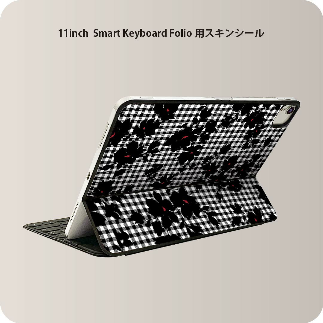 商品特徴・貼るだけでおしゃれに簡単着せ替え、iPad 11inch用 Smart Keyboard Folio 全面デザインスキンシール！・高精細プリントで写真と遜色がない仕上がり！・ちょっとしたすり傷から端末を保護！・「裸で持つ派」の人に...