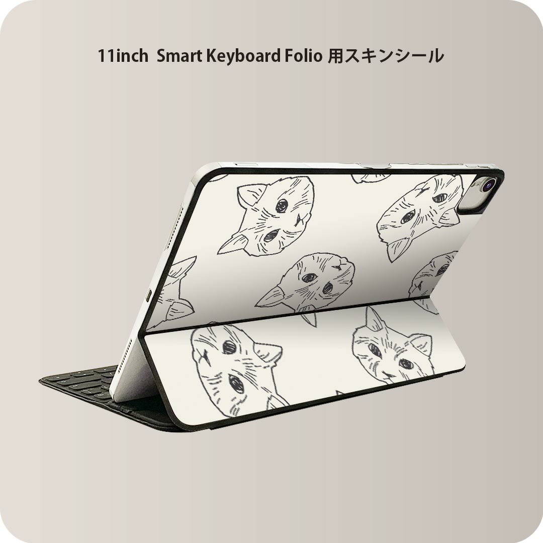 商品特徴・貼るだけでおしゃれに簡単着せ替え、iPad 11inch用 Smart Keyboard Folio 全面デザインスキンシール！・高精細プリントで写真と遜色がない仕上がり！・ちょっとしたすり傷から端末を保護！・「裸で持つ派」の人にはもちろん、お手持ちのクリアケース付けてもOK！・エアフリー素材で気泡の心配も軽減！・貼り直しOK！位置調整も安心！注意事項画像はサンプルです。ご覧の環境によっては多少色味に違いを感じる場合がございます。 イメージと違った、モニターと色味が異なるという理由での交換や返金はご対応出来かねます。端末本体やクリアケースは付属しません。貼付時のずれやカメラ周りの凹凸を考慮してカメラ穴等は少し大きめにカットしています。貼付の際はカメラ穴を基準に位置を合わせてください。カメラ付近の何もないように見える場所に穴が開いていますが、こちらは近接・明るさ感知センサー用の穴です。端末本体に直接貼ることを想定しています。保護フィルムなどの上から貼ると上手く貼れない可能性があります初回貼付時の位置調整や貼り直しは可能ですが、しっかり接着させた後の貼り直しは保証しておりません。こちらは無地のシートにプリントした商品で、デコなどの加工はございません。 凹凸や光沢があるように見えたり布地や金属を素材にしたように見える商品もありますが、図版によるものです。印刷カメラ穴の位置にわずかなズレが生じる場合がございます。ご注文後に1点1点制作する受注生産品のため、不良品以外のご返品や交換は固くお断り致します。 機種間違いも保証対象外となりますため、ご注文の際は必ず機種をご確認下さい。発送について完全受注生産のハンドメイド商品となりますので、既製品と比べて発送までお時間を頂いています。 基本的に決済確認後、2?3営業日、最大で10営業日での発送となります。繁忙期や休業日明けの場合はさらに時間がかかる場合があります。 その際には別途メールにてご連絡致します。メール便の場合、発送日から到着までに2?4日ほどかかる場合が多く、紛失などの保障もご対応できかねます。あらかじめご了承下さい。