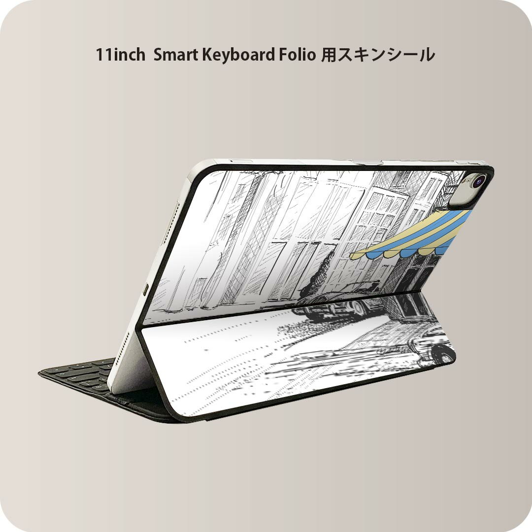 商品特徴・貼るだけでおしゃれに簡単着せ替え、iPad 11inch用 Smart Keyboard Folio 全面デザインスキンシール！・高精細プリントで写真と遜色がない仕上がり！・ちょっとしたすり傷から端末を保護！・「裸で持つ派」の人にはもちろん、お手持ちのクリアケース付けてもOK！・エアフリー素材で気泡の心配も軽減！・貼り直しOK！位置調整も安心！注意事項画像はサンプルです。ご覧の環境によっては多少色味に違いを感じる場合がございます。 イメージと違った、モニターと色味が異なるという理由での交換や返金はご対応出来かねます。端末本体やクリアケースは付属しません。貼付時のずれやカメラ周りの凹凸を考慮してカメラ穴等は少し大きめにカットしています。貼付の際はカメラ穴を基準に位置を合わせてください。カメラ付近の何もないように見える場所に穴が開いていますが、こちらは近接・明るさ感知センサー用の穴です。端末本体に直接貼ることを想定しています。保護フィルムなどの上から貼ると上手く貼れない可能性があります初回貼付時の位置調整や貼り直しは可能ですが、しっかり接着させた後の貼り直しは保証しておりません。こちらは無地のシートにプリントした商品で、デコなどの加工はございません。 凹凸や光沢があるように見えたり布地や金属を素材にしたように見える商品もありますが、図版によるものです。印刷カメラ穴の位置にわずかなズレが生じる場合がございます。ご注文後に1点1点制作する受注生産品のため、不良品以外のご返品や交換は固くお断り致します。 機種間違いも保証対象外となりますため、ご注文の際は必ず機種をご確認下さい。発送について完全受注生産のハンドメイド商品となりますので、既製品と比べて発送までお時間を頂いています。 基本的に決済確認後、2?3営業日、最大で10営業日での発送となります。繁忙期や休業日明けの場合はさらに時間がかかる場合があります。 その際には別途メールにてご連絡致します。メール便の場合、発送日から到着までに2?4日ほどかかる場合が多く、紛失などの保障もご対応できかねます。あらかじめご了承下さい。
