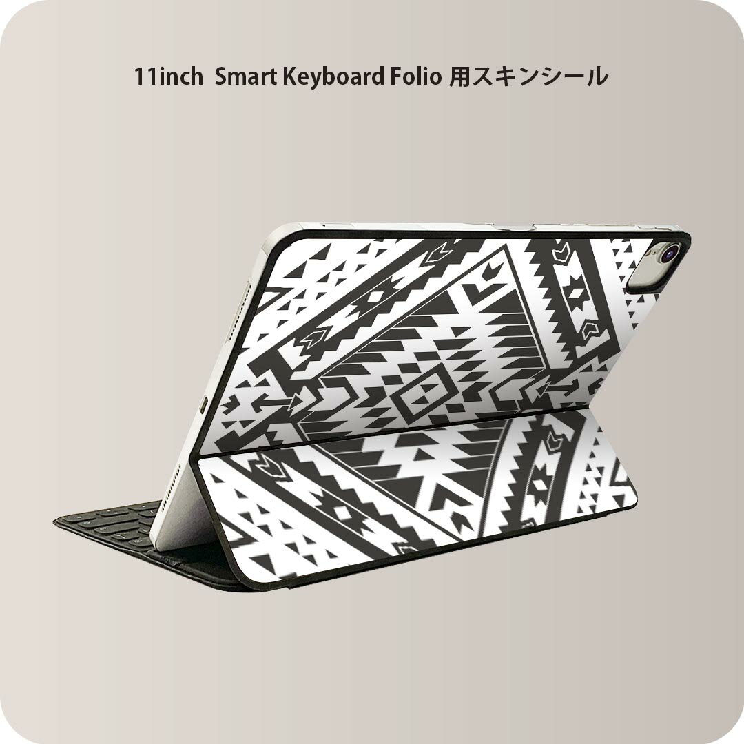 商品特徴・貼るだけでおしゃれに簡単着せ替え、iPad 11inch用 Smart Keyboard Folio 全面デザインスキンシール！・高精細プリントで写真と遜色がない仕上がり！・ちょっとしたすり傷から端末を保護！・「裸で持つ派」の人にはもちろん、お手持ちのクリアケース付けてもOK！・エアフリー素材で気泡の心配も軽減！・貼り直しOK！位置調整も安心！注意事項画像はサンプルです。ご覧の環境によっては多少色味に違いを感じる場合がございます。 イメージと違った、モニターと色味が異なるという理由での交換や返金はご対応出来かねます。端末本体やクリアケースは付属しません。貼付時のずれやカメラ周りの凹凸を考慮してカメラ穴等は少し大きめにカットしています。貼付の際はカメラ穴を基準に位置を合わせてください。カメラ付近の何もないように見える場所に穴が開いていますが、こちらは近接・明るさ感知センサー用の穴です。端末本体に直接貼ることを想定しています。保護フィルムなどの上から貼ると上手く貼れない可能性があります初回貼付時の位置調整や貼り直しは可能ですが、しっかり接着させた後の貼り直しは保証しておりません。こちらは無地のシートにプリントした商品で、デコなどの加工はございません。 凹凸や光沢があるように見えたり布地や金属を素材にしたように見える商品もありますが、図版によるものです。印刷カメラ穴の位置にわずかなズレが生じる場合がございます。ご注文後に1点1点制作する受注生産品のため、不良品以外のご返品や交換は固くお断り致します。 機種間違いも保証対象外となりますため、ご注文の際は必ず機種をご確認下さい。発送について完全受注生産のハンドメイド商品となりますので、既製品と比べて発送までお時間を頂いています。 基本的に決済確認後、2?3営業日、最大で10営業日での発送となります。繁忙期や休業日明けの場合はさらに時間がかかる場合があります。 その際には別途メールにてご連絡致します。メール便の場合、発送日から到着までに2?4日ほどかかる場合が多く、紛失などの保障もご対応できかねます。あらかじめご了承下さい。