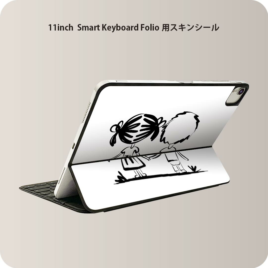 商品特徴・貼るだけでおしゃれに簡単着せ替え、iPad 11inch用 Smart Keyboard Folio 全面デザインスキンシール！・高精細プリントで写真と遜色がない仕上がり！・ちょっとしたすり傷から端末を保護！・「裸で持つ派」の人に...