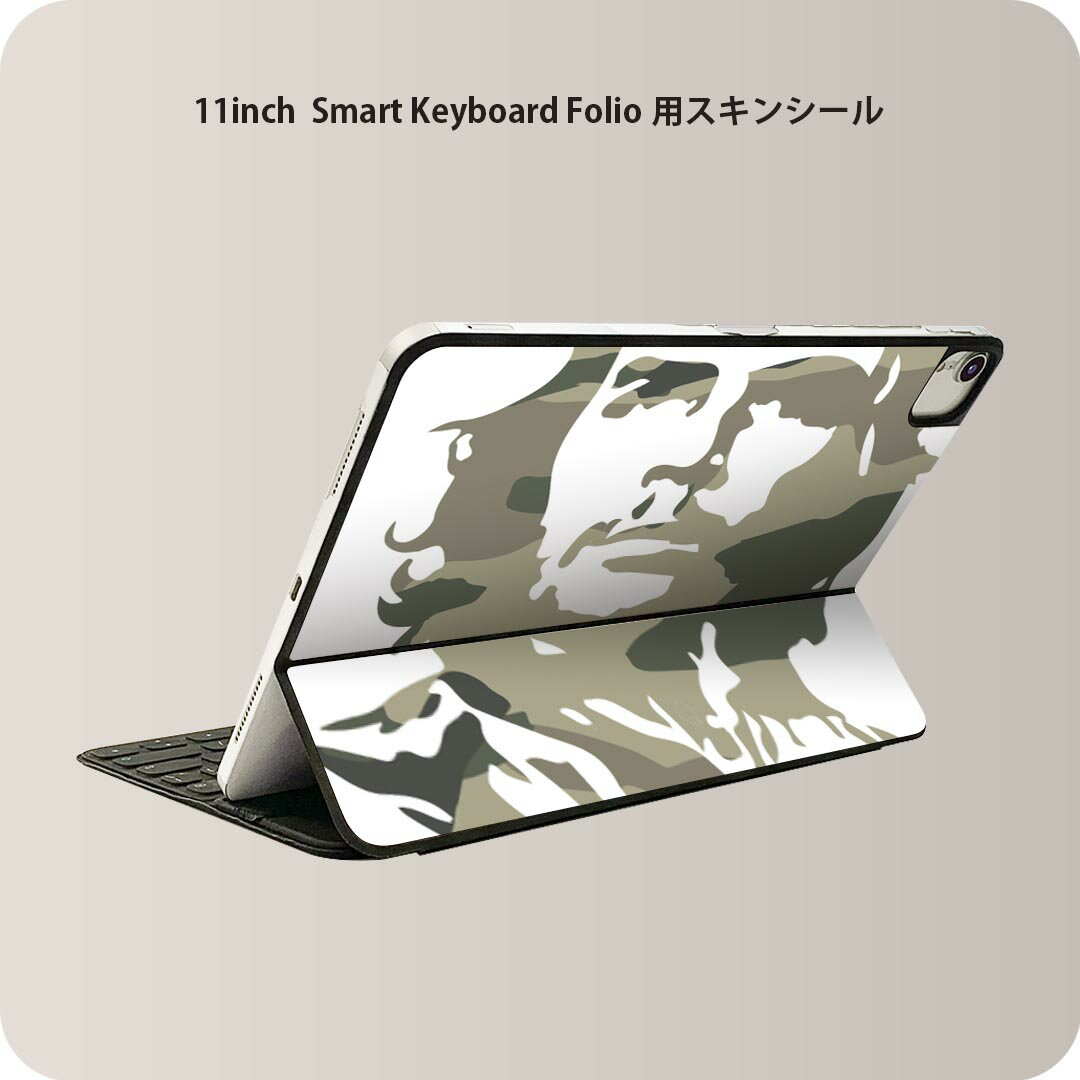 商品特徴・貼るだけでおしゃれに簡単着せ替え、iPad 11inch用 Smart Keyboard Folio 全面デザインスキンシール！・高精細プリントで写真と遜色がない仕上がり！・ちょっとしたすり傷から端末を保護！・「裸で持つ派」の人にはもちろん、お手持ちのクリアケース付けてもOK！・エアフリー素材で気泡の心配も軽減！・貼り直しOK！位置調整も安心！注意事項画像はサンプルです。ご覧の環境によっては多少色味に違いを感じる場合がございます。 イメージと違った、モニターと色味が異なるという理由での交換や返金はご対応出来かねます。端末本体やクリアケースは付属しません。貼付時のずれやカメラ周りの凹凸を考慮してカメラ穴等は少し大きめにカットしています。貼付の際はカメラ穴を基準に位置を合わせてください。カメラ付近の何もないように見える場所に穴が開いていますが、こちらは近接・明るさ感知センサー用の穴です。端末本体に直接貼ることを想定しています。保護フィルムなどの上から貼ると上手く貼れない可能性があります初回貼付時の位置調整や貼り直しは可能ですが、しっかり接着させた後の貼り直しは保証しておりません。こちらは無地のシートにプリントした商品で、デコなどの加工はございません。 凹凸や光沢があるように見えたり布地や金属を素材にしたように見える商品もありますが、図版によるものです。印刷カメラ穴の位置にわずかなズレが生じる場合がございます。ご注文後に1点1点制作する受注生産品のため、不良品以外のご返品や交換は固くお断り致します。 機種間違いも保証対象外となりますため、ご注文の際は必ず機種をご確認下さい。発送について完全受注生産のハンドメイド商品となりますので、既製品と比べて発送までお時間を頂いています。 基本的に決済確認後、2?3営業日、最大で10営業日での発送となります。繁忙期や休業日明けの場合はさらに時間がかかる場合があります。 その際には別途メールにてご連絡致します。メール便の場合、発送日から到着までに2?4日ほどかかる場合が多く、紛失などの保障もご対応できかねます。あらかじめご了承下さい。