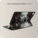 Smart Keyboard Folio 用 スキンシール 11インチ iPad Pro用 第1-4世代 iPad Air 第4-5世代 対応 全面スキンシール フル 前面 背面 保護シール 人気 011875 女性　　モノトーン