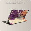 Smart Keyboard Folio 用 スキンシール 11インチ iPad Pro用 第1-4世代 iPad Air 第4-5世代 対応 全面スキンシール フル 前面 背面 保護シール 人気 012295 和　和柄　花