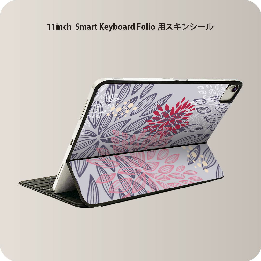 商品特徴・貼るだけでおしゃれに簡単着せ替え、iPad 11inch用 Smart Keyboard Folio 全面デザインスキンシール！・高精細プリントで写真と遜色がない仕上がり！・ちょっとしたすり傷から端末を保護！・「裸で持つ派」の人にはもちろん、お手持ちのクリアケース付けてもOK！・エアフリー素材で気泡の心配も軽減！・貼り直しOK！位置調整も安心！注意事項画像はサンプルです。ご覧の環境によっては多少色味に違いを感じる場合がございます。 イメージと違った、モニターと色味が異なるという理由での交換や返金はご対応出来かねます。端末本体やクリアケースは付属しません。貼付時のずれやカメラ周りの凹凸を考慮してカメラ穴等は少し大きめにカットしています。貼付の際はカメラ穴を基準に位置を合わせてください。カメラ付近の何もないように見える場所に穴が開いていますが、こちらは近接・明るさ感知センサー用の穴です。端末本体に直接貼ることを想定しています。保護フィルムなどの上から貼ると上手く貼れない可能性があります初回貼付時の位置調整や貼り直しは可能ですが、しっかり接着させた後の貼り直しは保証しておりません。こちらは無地のシートにプリントした商品で、デコなどの加工はございません。 凹凸や光沢があるように見えたり布地や金属を素材にしたように見える商品もありますが、図版によるものです。印刷カメラ穴の位置にわずかなズレが生じる場合がございます。ご注文後に1点1点制作する受注生産品のため、不良品以外のご返品や交換は固くお断り致します。 機種間違いも保証対象外となりますため、ご注文の際は必ず機種をご確認下さい。発送について完全受注生産のハンドメイド商品となりますので、既製品と比べて発送までお時間を頂いています。 基本的に決済確認後、2?3営業日、最大で10営業日での発送となります。繁忙期や休業日明けの場合はさらに時間がかかる場合があります。 その際には別途メールにてご連絡致します。メール便の場合、発送日から到着までに2?4日ほどかかる場合が多く、紛失などの保障もご対応できかねます。あらかじめご了承下さい。