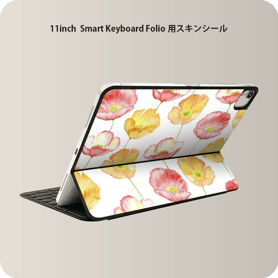 商品特徴・貼るだけでおしゃれに簡単着せ替え、iPad 11inch用 Smart Keyboard Folio 全面デザインスキンシール！・高精細プリントで写真と遜色がない仕上がり！・ちょっとしたすり傷から端末を保護！・「裸で持つ派」の人にはもちろん、お手持ちのクリアケース付けてもOK！・エアフリー素材で気泡の心配も軽減！・貼り直しOK！位置調整も安心！注意事項画像はサンプルです。ご覧の環境によっては多少色味に違いを感じる場合がございます。 イメージと違った、モニターと色味が異なるという理由での交換や返金はご対応出来かねます。端末本体やクリアケースは付属しません。貼付時のずれやカメラ周りの凹凸を考慮してカメラ穴等は少し大きめにカットしています。貼付の際はカメラ穴を基準に位置を合わせてください。カメラ付近の何もないように見える場所に穴が開いていますが、こちらは近接・明るさ感知センサー用の穴です。端末本体に直接貼ることを想定しています。保護フィルムなどの上から貼ると上手く貼れない可能性があります初回貼付時の位置調整や貼り直しは可能ですが、しっかり接着させた後の貼り直しは保証しておりません。こちらは無地のシートにプリントした商品で、デコなどの加工はございません。 凹凸や光沢があるように見えたり布地や金属を素材にしたように見える商品もありますが、図版によるものです。印刷カメラ穴の位置にわずかなズレが生じる場合がございます。ご注文後に1点1点制作する受注生産品のため、不良品以外のご返品や交換は固くお断り致します。 機種間違いも保証対象外となりますため、ご注文の際は必ず機種をご確認下さい。発送について完全受注生産のハンドメイド商品となりますので、既製品と比べて発送までお時間を頂いています。 基本的に決済確認後、2?3営業日、最大で10営業日での発送となります。繁忙期や休業日明けの場合はさらに時間がかかる場合があります。 その際には別途メールにてご連絡致します。メール便の場合、発送日から到着までに2?4日ほどかかる場合が多く、紛失などの保障もご対応できかねます。あらかじめご了承下さい。