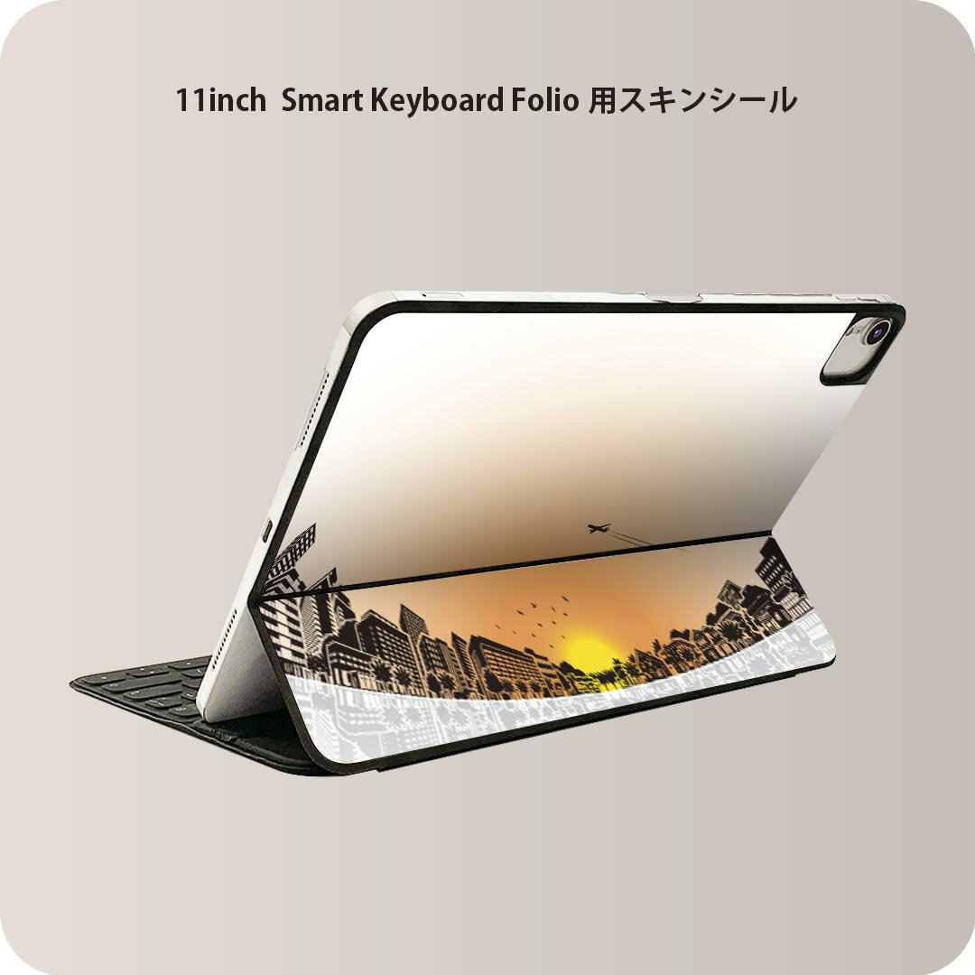 商品特徴・貼るだけでおしゃれに簡単着せ替え、iPad 11inch用 Smart Keyboard Folio 全面デザインスキンシール！・高精細プリントで写真と遜色がない仕上がり！・ちょっとしたすり傷から端末を保護！・「裸で持つ派」の人に...