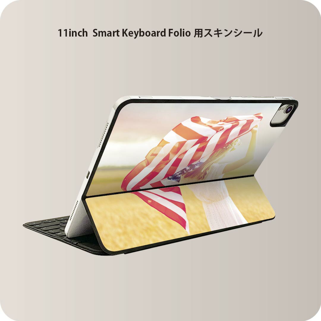 商品特徴・貼るだけでおしゃれに簡単着せ替え、iPad 11inch用 Smart Keyboard Folio 全面デザインスキンシール！・高精細プリントで写真と遜色がない仕上がり！・ちょっとしたすり傷から端末を保護！・「裸で持つ派」の人に...