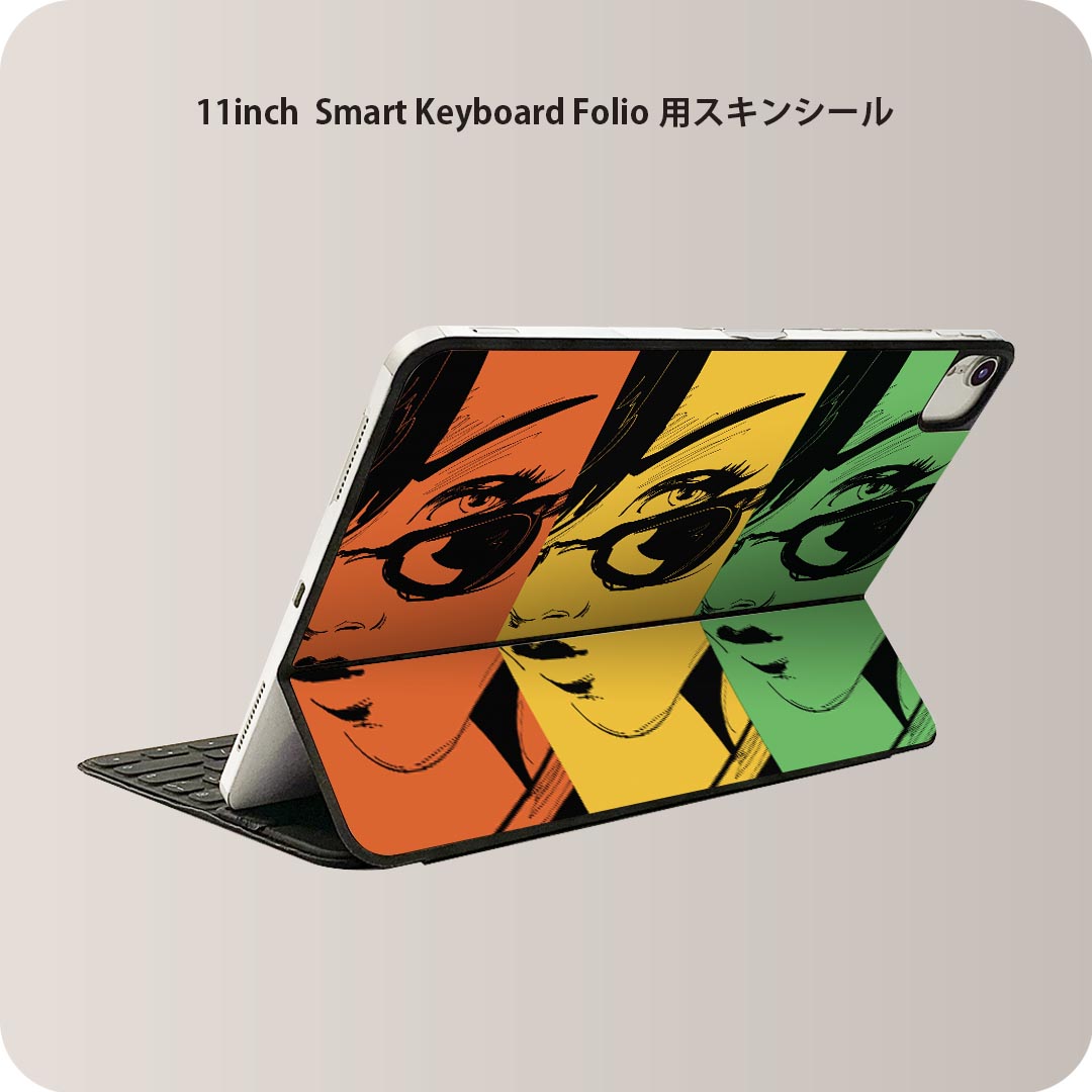 商品特徴・貼るだけでおしゃれに簡単着せ替え、iPad 11inch用 Smart Keyboard Folio 全面デザインスキンシール！・高精細プリントで写真と遜色がない仕上がり！・ちょっとしたすり傷から端末を保護！・「裸で持つ派」の人にはもちろん、お手持ちのクリアケース付けてもOK！・エアフリー素材で気泡の心配も軽減！・貼り直しOK！位置調整も安心！注意事項画像はサンプルです。ご覧の環境によっては多少色味に違いを感じる場合がございます。 イメージと違った、モニターと色味が異なるという理由での交換や返金はご対応出来かねます。端末本体やクリアケースは付属しません。貼付時のずれやカメラ周りの凹凸を考慮してカメラ穴等は少し大きめにカットしています。貼付の際はカメラ穴を基準に位置を合わせてください。カメラ付近の何もないように見える場所に穴が開いていますが、こちらは近接・明るさ感知センサー用の穴です。端末本体に直接貼ることを想定しています。保護フィルムなどの上から貼ると上手く貼れない可能性があります初回貼付時の位置調整や貼り直しは可能ですが、しっかり接着させた後の貼り直しは保証しておりません。こちらは無地のシートにプリントした商品で、デコなどの加工はございません。 凹凸や光沢があるように見えたり布地や金属を素材にしたように見える商品もありますが、図版によるものです。印刷カメラ穴の位置にわずかなズレが生じる場合がございます。ご注文後に1点1点制作する受注生産品のため、不良品以外のご返品や交換は固くお断り致します。 機種間違いも保証対象外となりますため、ご注文の際は必ず機種をご確認下さい。発送について完全受注生産のハンドメイド商品となりますので、既製品と比べて発送までお時間を頂いています。 基本的に決済確認後、2?3営業日、最大で10営業日での発送となります。繁忙期や休業日明けの場合はさらに時間がかかる場合があります。 その際には別途メールにてご連絡致します。メール便の場合、発送日から到着までに2?4日ほどかかる場合が多く、紛失などの保障もご対応できかねます。あらかじめご了承下さい。