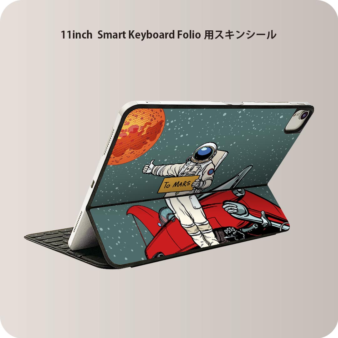 商品特徴・貼るだけでおしゃれに簡単着せ替え、iPad 11inch用 Smart Keyboard Folio 全面デザインスキンシール！・高精細プリントで写真と遜色がない仕上がり！・ちょっとしたすり傷から端末を保護！・「裸で持つ派」の人に...