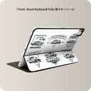 Smart Keyboard Folio 用 スキンシール 11インチ iPad Pro用 第1-4世代 iPad Air 第4-5世代 対応 全面スキンシール フル 前面 背面 保護シール 人気 016252 アメリカン 車 英語(2)