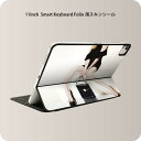 Smart Keyboard Folio 用 スキンシール 11インチ iPad Pro用 第1-4世代 iPad Air 第4-5世代 対応 全面スキンシール フル 前面 背面 保護シール 人気 016384 女の人