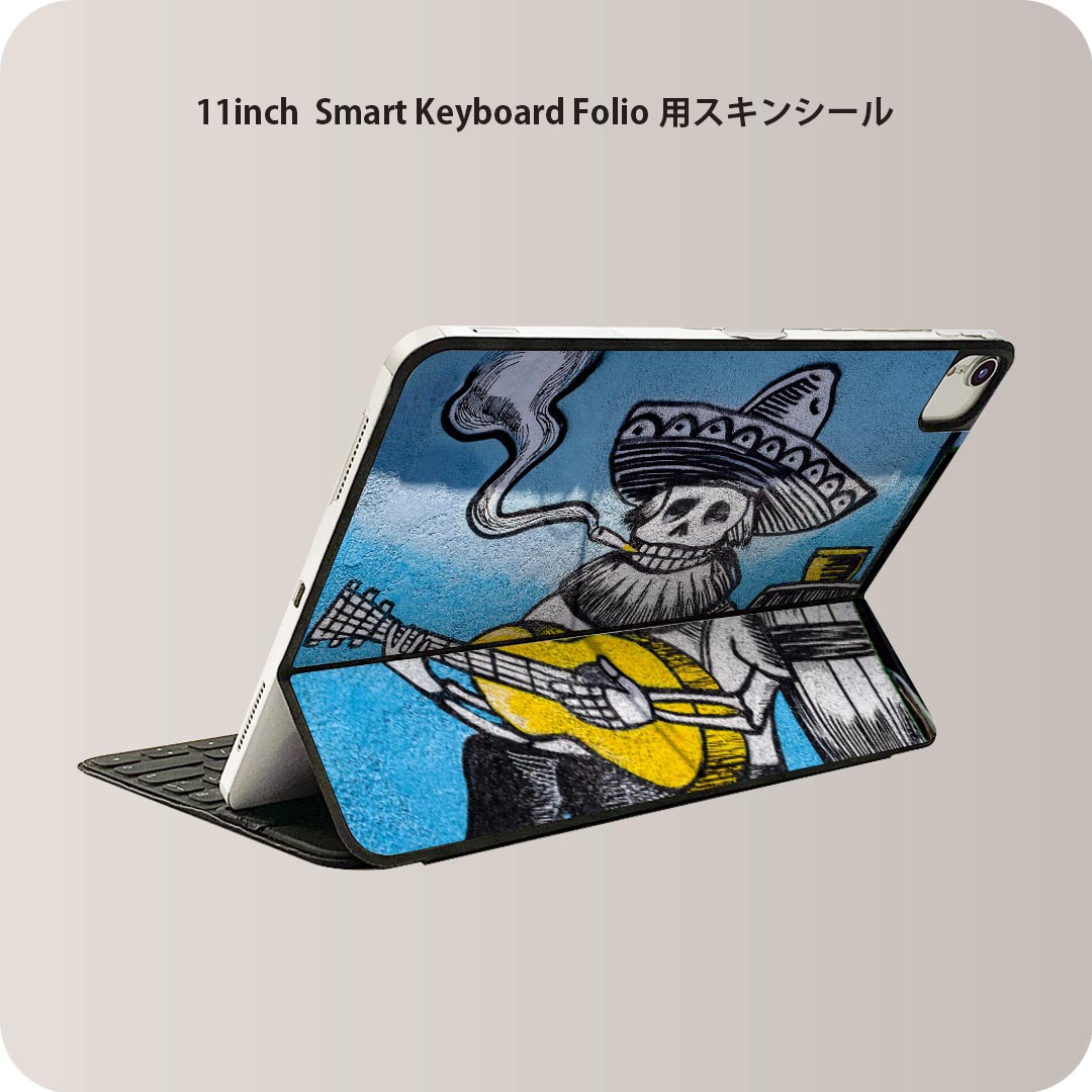 商品特徴・貼るだけでおしゃれに簡単着せ替え、iPad 11inch用 Smart Keyboard Folio 全面デザインスキンシール！・高精細プリントで写真と遜色がない仕上がり！・ちょっとしたすり傷から端末を保護！・「裸で持つ派」の人に...