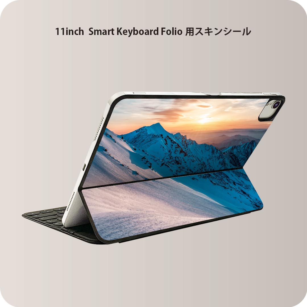 商品特徴・貼るだけでおしゃれに簡単着せ替え、iPad 11inch用 Smart Keyboard Folio 全面デザインスキンシール！・高精細プリントで写真と遜色がない仕上がり！・ちょっとしたすり傷から端末を保護！・「裸で持つ派」の人に...