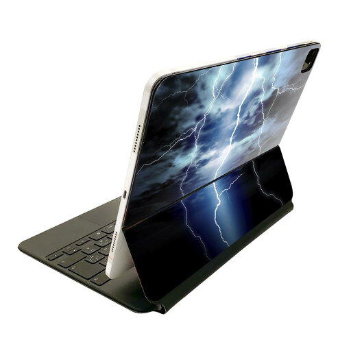 Magic Keyboard 用 スキンシール 11インチ iPad Pro用 第1-4世代 iPad Air 第4-5世代 対応 全面スキンシール フル 前面 背面 保護シール 人気 000011 空 雷 稲妻 Magic Keyboard 用 スキンシール 11インチ iPad Pro用 第1-4世代 iPad Air 第4-5世代 対応 全面スキンシール フル 前面 背面 保護シール 人気 000011 空 雷 稲妻