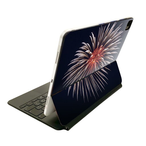 Magic Keyboard 用 スキンシール 11インチ iPad Pro用 第1-4世代 iPad Air 第4-5世代 対応 全面スキンシール フル 前面 背面 保護シール 人気 000034 花火 夜 橋 祭り Magic Keyboard 用 スキンシール 11インチ iPad Pro用 第1-4世代 iPad Air 第4-5世代 対応 全面スキンシール フル 前面 背面 保護シール 人気 000034 花火 夜 橋 祭り