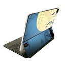 Magic Keyboard 用 スキンシール 11インチ iPad Pro用 第1-4世代 iPad Air 第4-5世代 対応 全面スキンシール フル 前面 背面 保護シール 人気 000061 ハロウィン 夜 猫 クモ