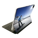Magic Keyboard 12.9インチ iPad Pro(第4世代、第5世代、第6世代)対応 apple アップル アイパッド 全面スキンシール フル 前面 背面 保護シール 人気 スノーボード 雪景色 雪 スポーツ 000286