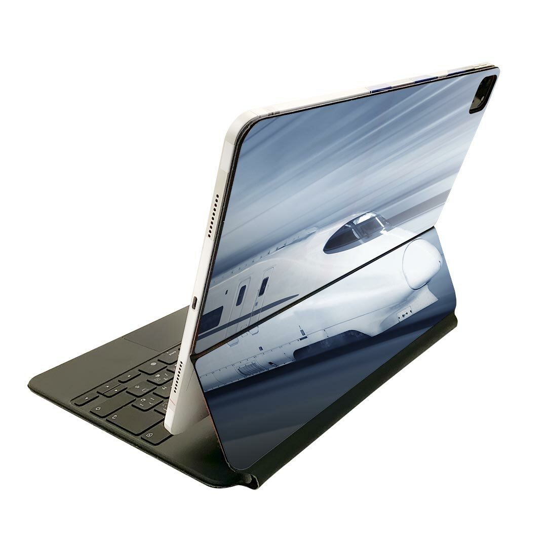 Magic Keyboard 用 スキンシール 11インチ iPad Pro用 第1-4世代 iPad Air 第4-5世代 対応 全面スキンシール フル 前面 背面 保護シール 人気 000868 新幹線