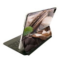 Magic Keyboard 用 スキンシール 11インチ iPad Pro用 第1-4世代 iPad Air 第4-5世代 対応 全面スキンシール フル 前面 背面 保護シール 人気 001014 マカロン チョコレート
